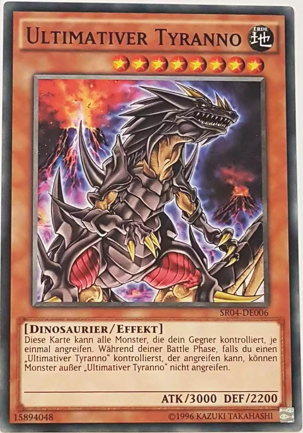 Ultimativer Tyranno SR04-DE006 ist in Common Yu-Gi-Oh Karte aus Dinosmasher's Fury 