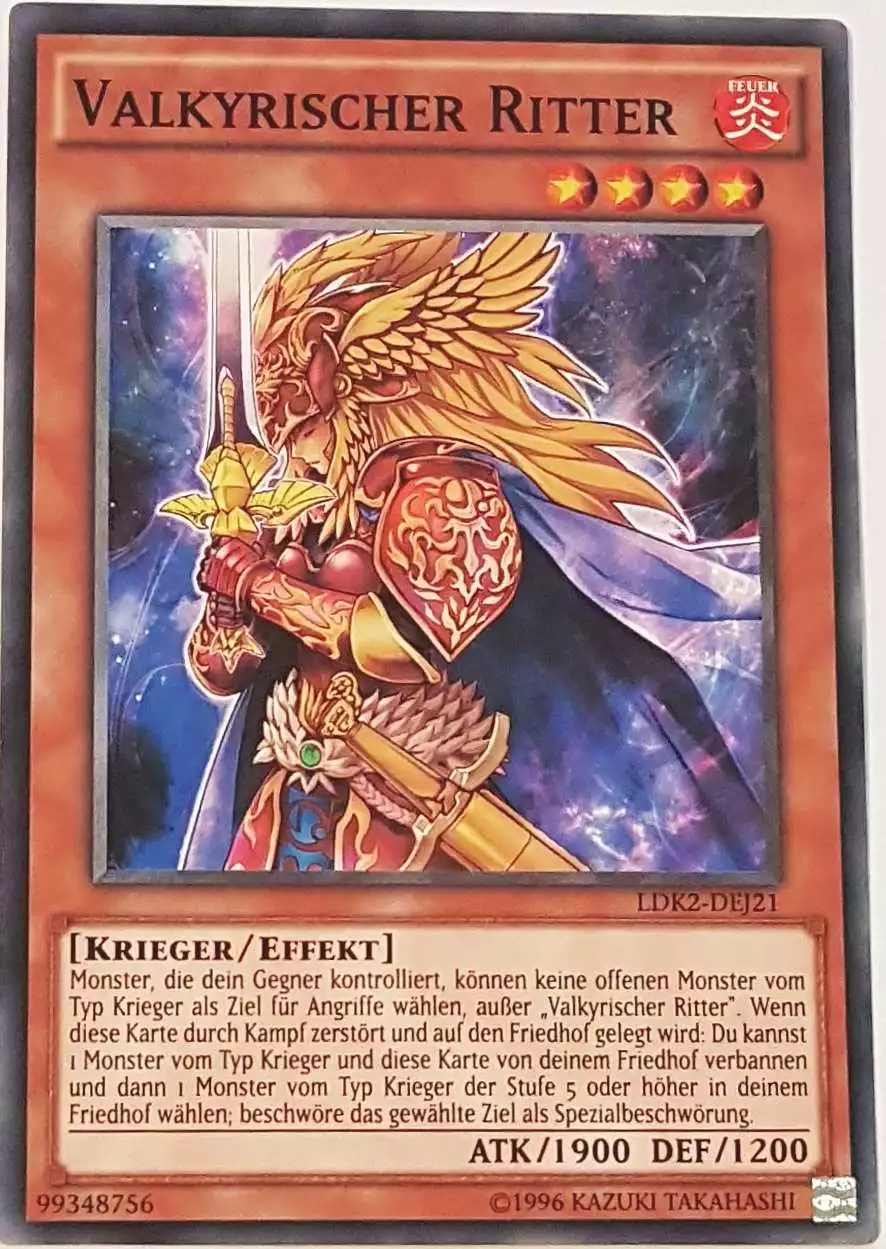 Valkyrischer Ritter LDK2-DEJ21 ist in Common Yu-Gi-Oh Karte aus Legendary Decks 2 