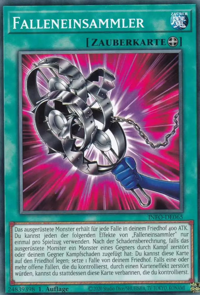 Falleneinsammler INFO-DE065 ist in Common Yu-Gi-Oh Karte aus The Infinite Forbidden 1.Auflage