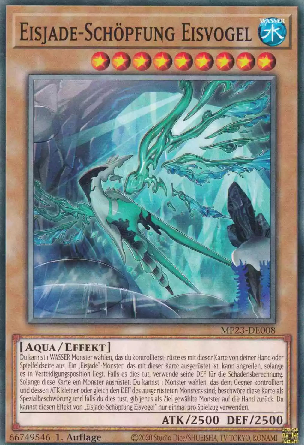 Eisjade-Schöpfung Eisvogel MP23-DE008 ist in Common Yu-Gi-Oh Karte aus 25th Anniversary Tin Dueling Heroes 1.Auflage