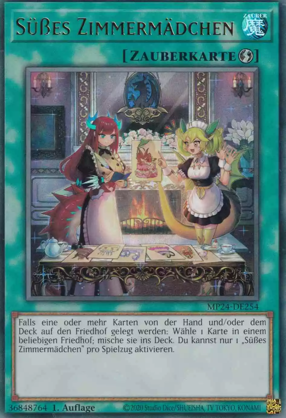 Süßes Zimmermädchen MP24-DE254 ist in Ultra Rare Yu-Gi-Oh Karte aus 25th Anniversary Tin Dueling Mirrors 1.Auflage