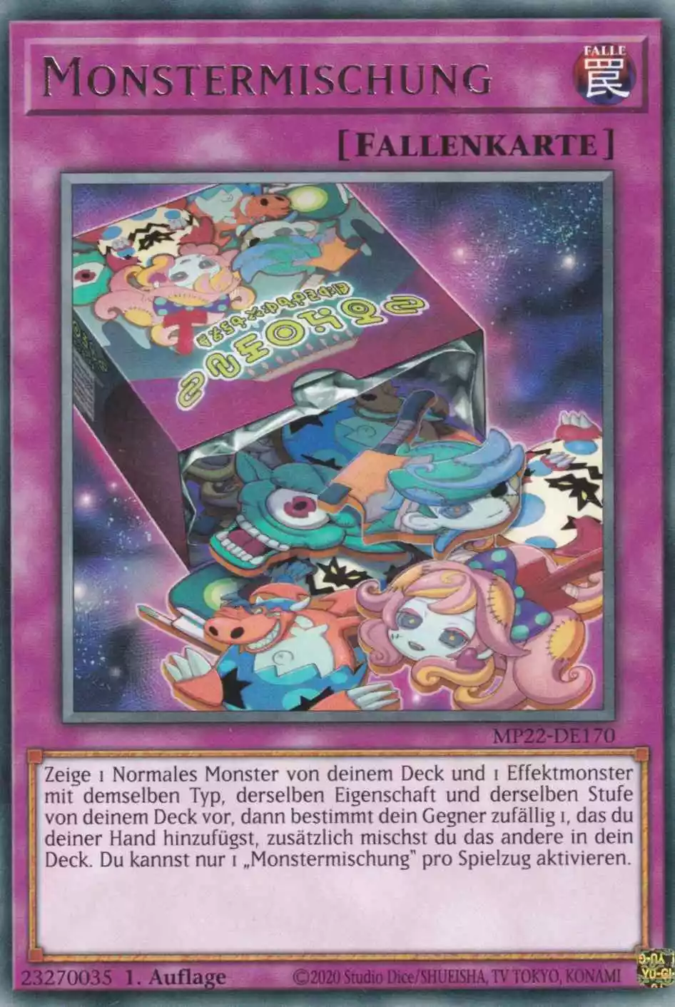 Monstermischung MP22-DE170 ist in Rare Yu-Gi-Oh Karte aus Tin of the Pharaoh’s Gods 1.Auflage