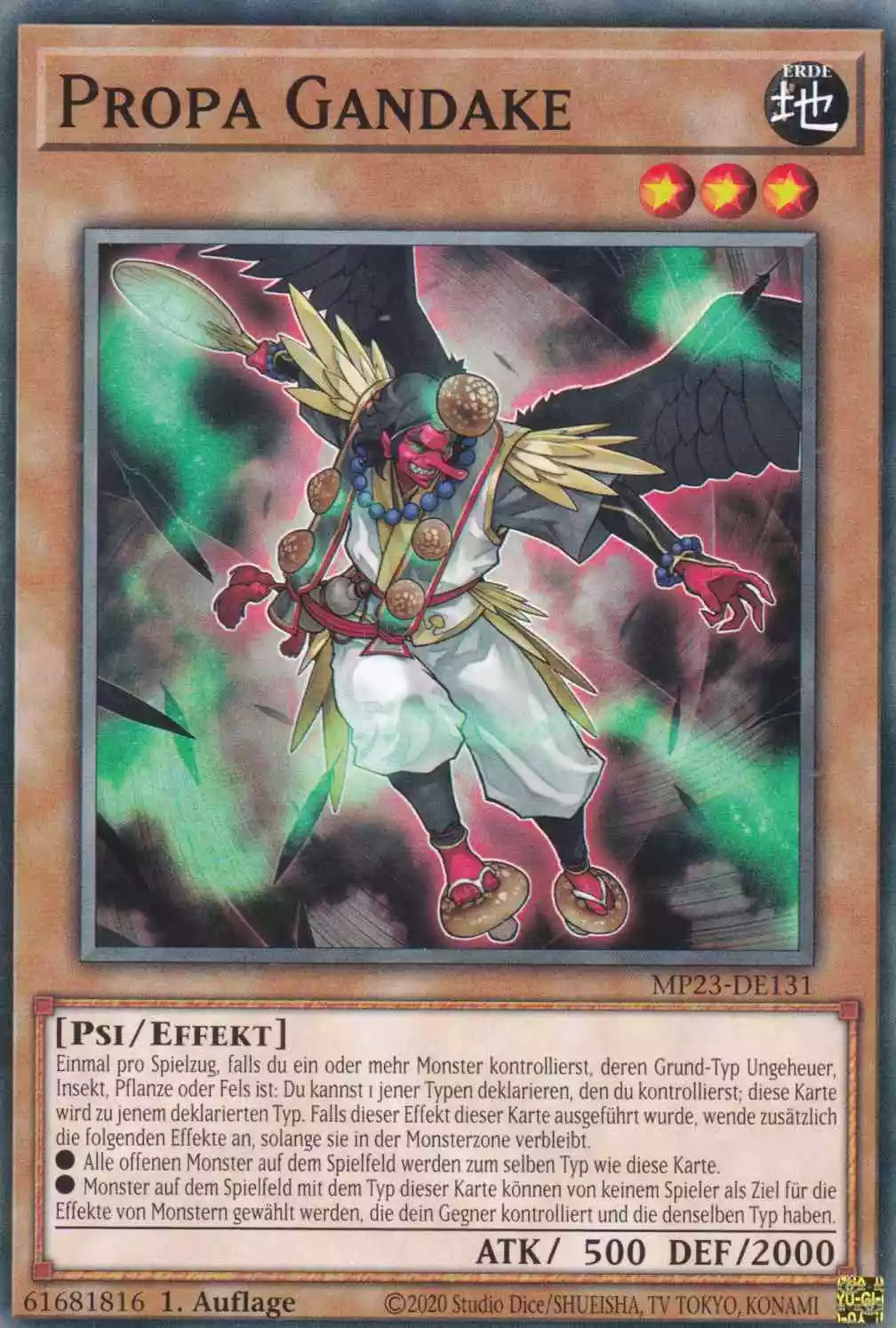 Propa Gandake MP23-DE131 ist in Common Yu-Gi-Oh Karte aus 25th Anniversary Tin Dueling Heroes 1.Auflage