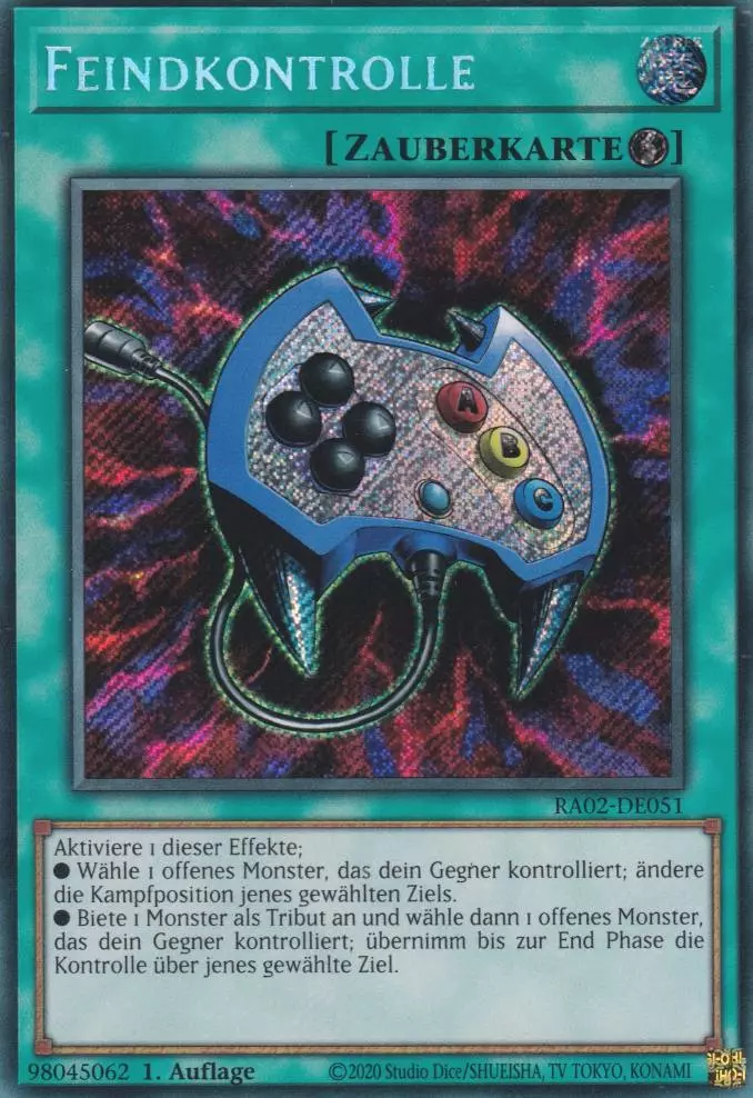 Feindkontrolle RA02-DE051 ist in Secret Rare Yu-Gi-Oh Karte aus 25th Anniversary Rarity Collection 2 1.Auflage