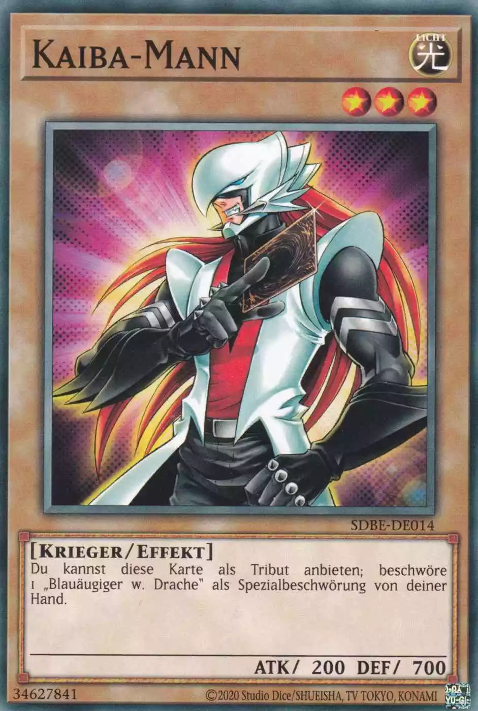 Kaiba-Mann SDBE-DE014 ist in Common Yu-Gi-Oh Karte aus Saga of Blue-Eyes White Dragon unlimitiert