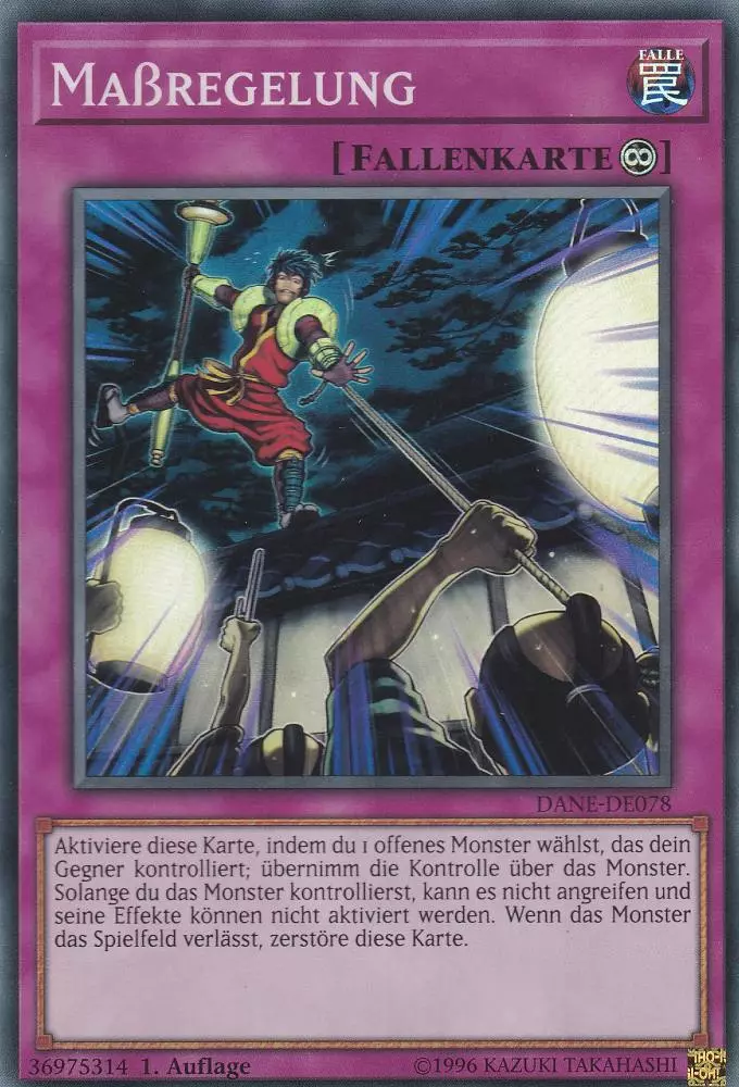 dane-de078-massregelung-super-rare-dark-neostorm Maßregelung DANE-DE078 ist in Super Rare Yu-Gi-Oh Karte aus Dark Neostorm 1.Auflage