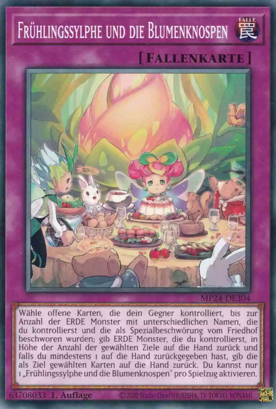 Frühlingssylphe und die Blumenknospen MP24-DE304 ist in Common Yu-Gi-Oh Karte aus 25th Anniversary Tin Dueling Mirrors 1.Auflage