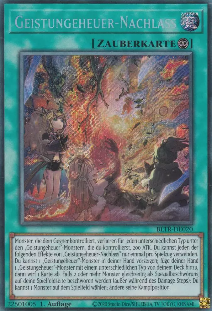 bltr-de020-geistungeheuer-nachlass-secret-rare-battles-of-legend-terminal-revenge Geistungeheuer-Nachlass BLTR-DE020 ist in Secret Rare Yu-Gi-Oh Karte aus Battles of Legend Terminal Revenge 1.Auflage