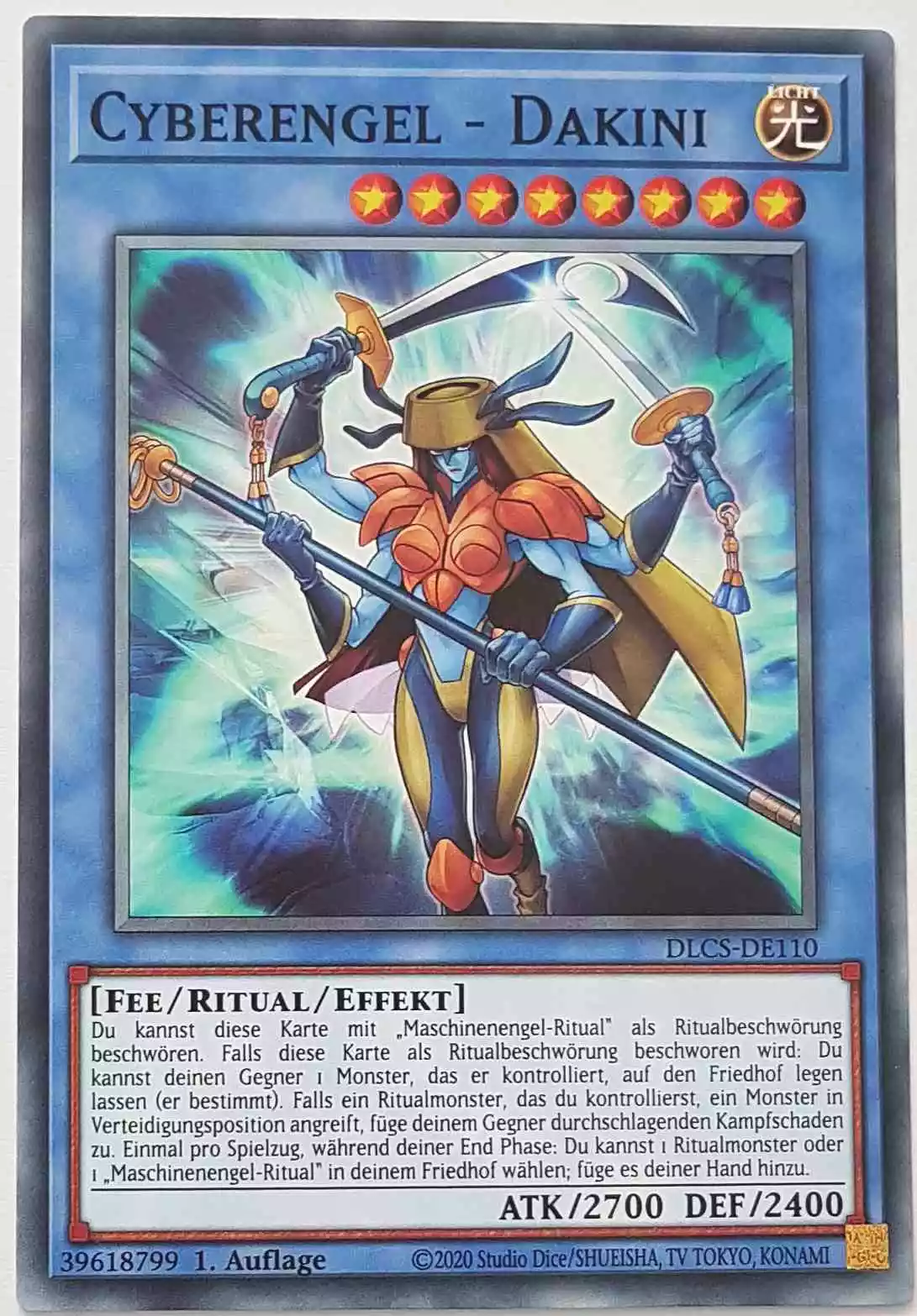 Cyberengel - Dakini DLCS-DE110 ist in Common Yu-Gi-Oh Karte aus Dragons of Legend The Complete Series 1.Auflage