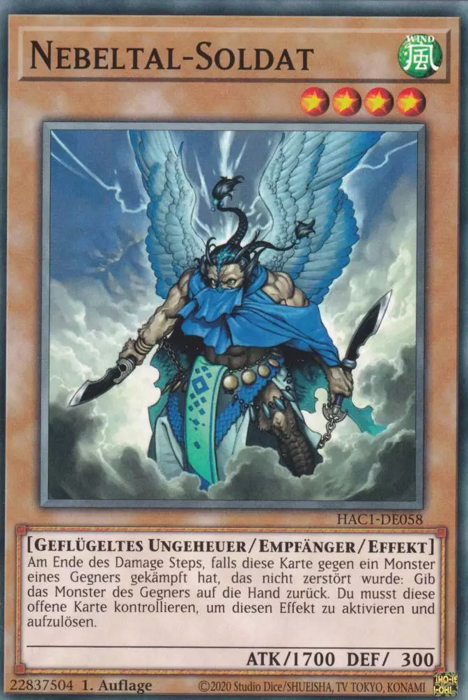 hac1-de058-nebeltal-soldat-common-hidden-arsenal-chapter-1 Nebeltal-Soldat HAC1-DE058 ist in Common Yu-Gi-Oh Karte aus Hidden Arsenal Chapter 1 1.Auflage