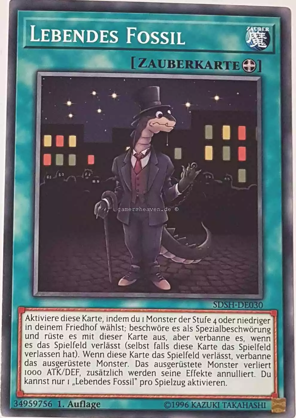 Lebendes Fossil SDSH-DE030 ist in Common Yu-Gi-Oh Karte aus Shaddoll Showdown 1.Auflage