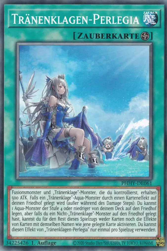 Tränenklagen-Perlegia PHHY-DE061 ist in Common Yu-Gi-Oh Karte aus Photon Hypernova 1.Auflage