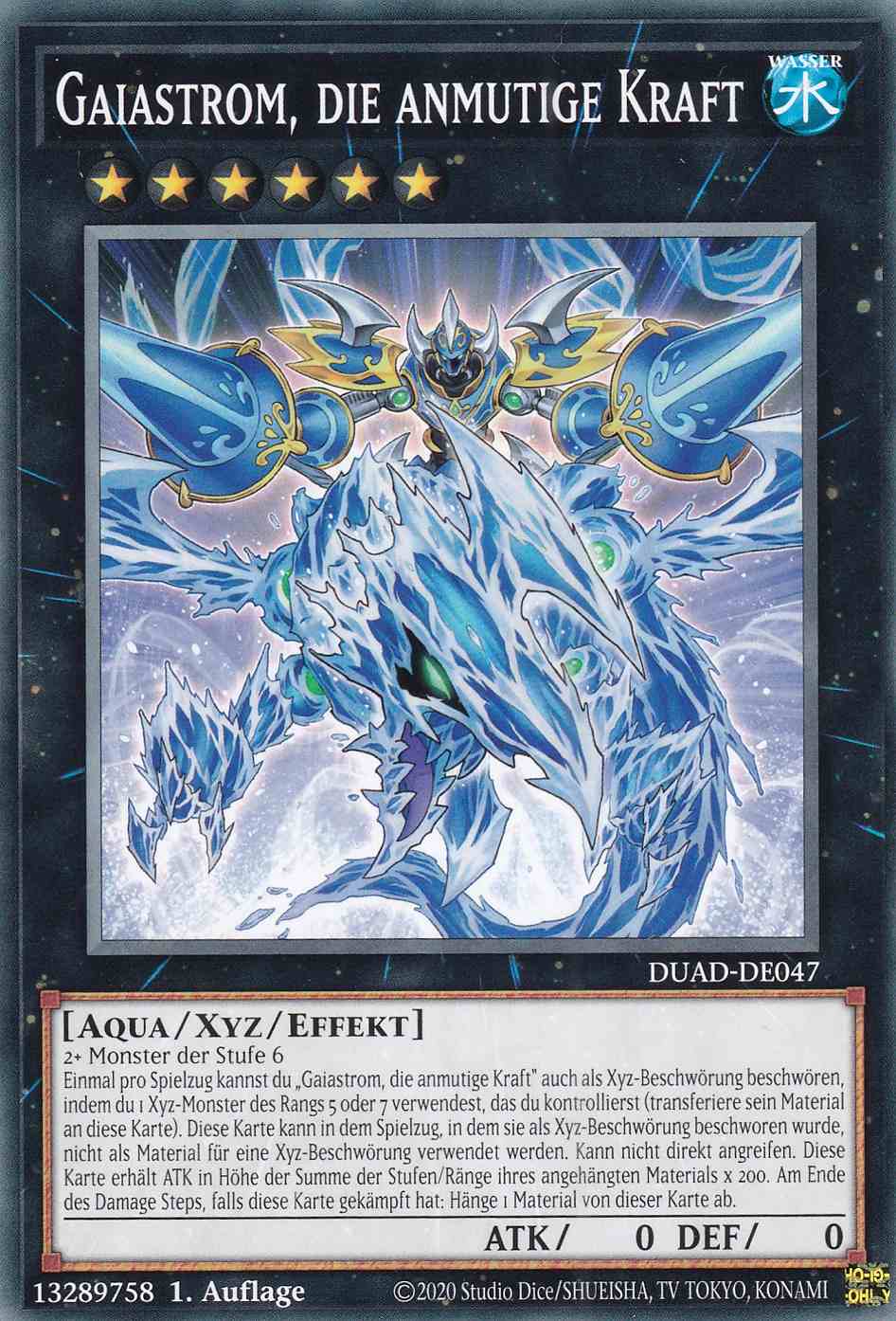 Gaiastrom, die anmutige Kraft DUAD-DE047 ist in Common Yu-Gi-Oh Karte aus Duelist’s Advance 1.Auflage
