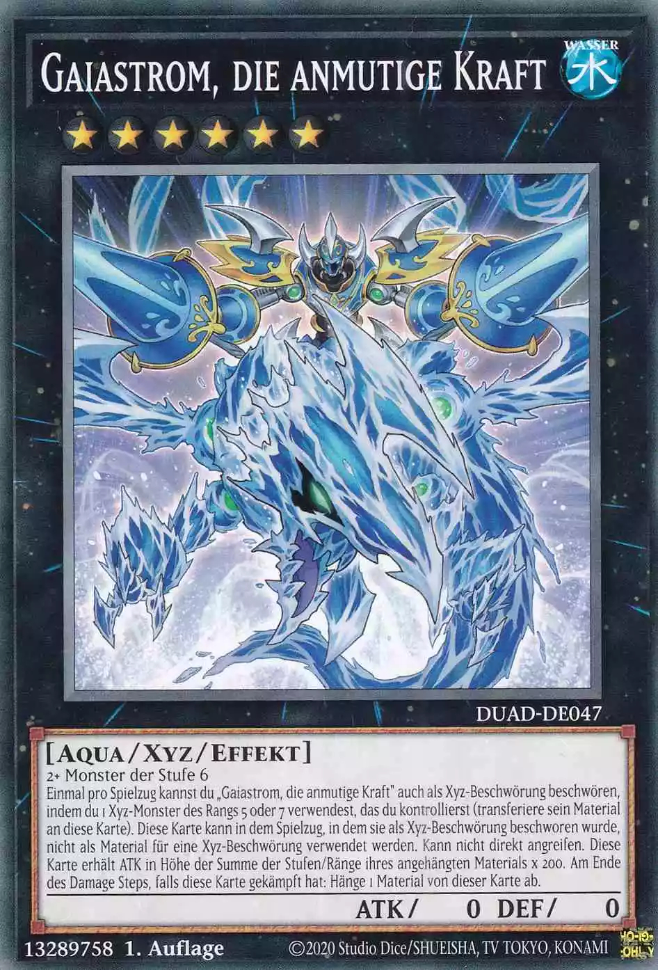 Gaiastrom, die anmutige Kraft DUAD-DE047 ist in Common Yu-Gi-Oh Karte aus Duelist’s Advance 1.Auflage