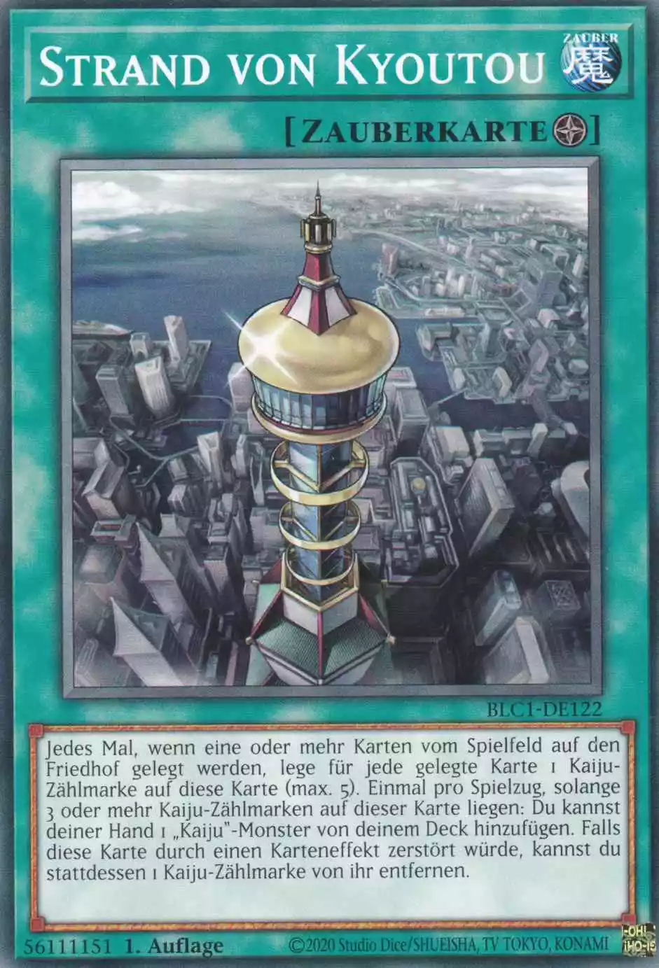 Strand von Kyoutou BLC1-DE122 ist in Common Yu-Gi-Oh Karte aus Battles of Legend Chapter 1 1.Auflage
