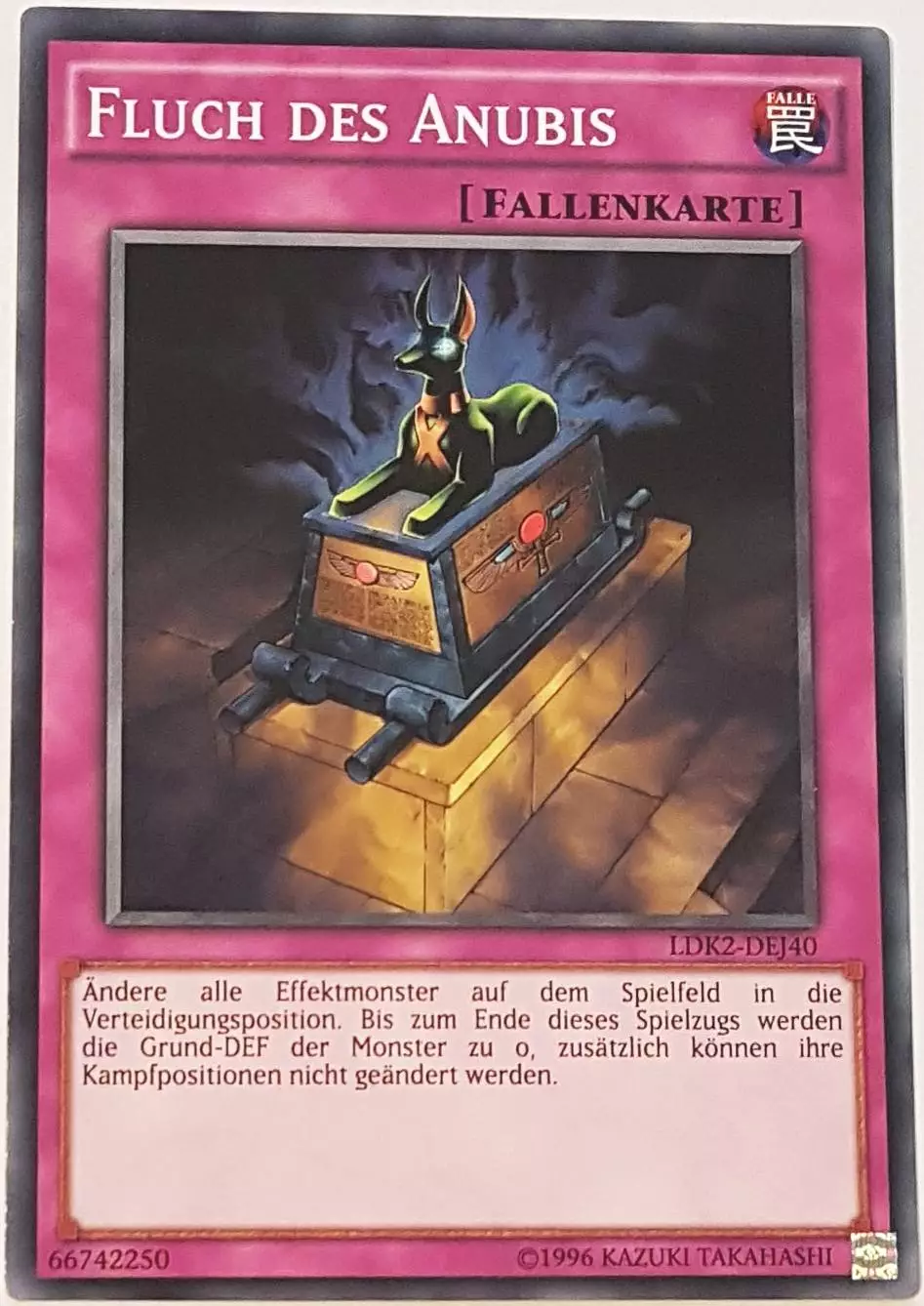 Fluch des Anubis LDK2-DEJ40 ist in Common Yu-Gi-Oh Karte aus Legendary Decks 2 