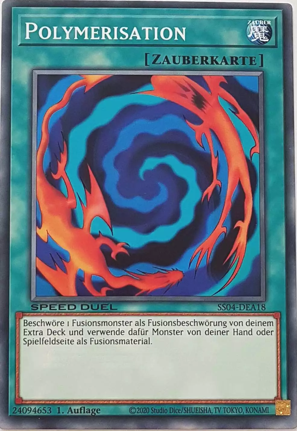 Polymerisation SS04-DEA18 ist in Common Yu-Gi-Oh Karte aus Match of the Millennium 1.Auflage