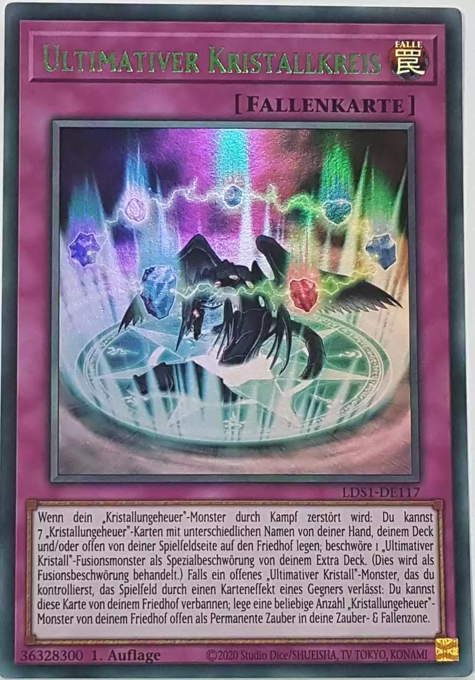lds1-de117-ultimativer-kristallkreis-gruen-colorful-ultra-rareStRuKz26Jzo9g Ultimativer Kristallkreis (grün) LDS1-DE117 ist in Colorful Ultra Rare Yu-Gi-Oh Karte aus Legendary Duelists: Season 1 1.Auflage