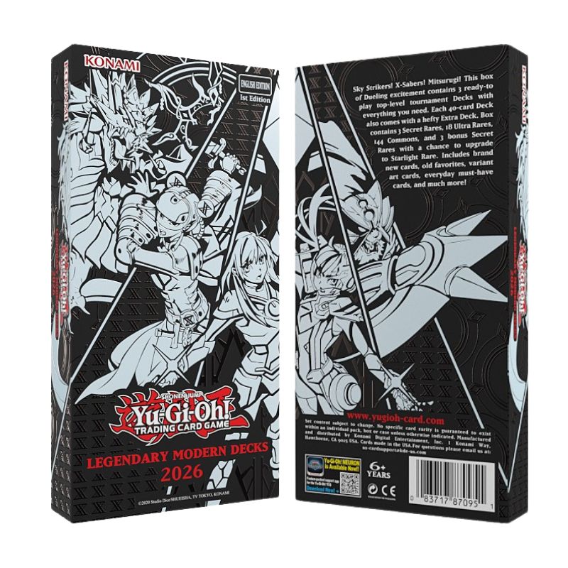 Yu-Gi-Oh! Legendary Modern Decks 2026 - Box - Englisch - 1. Auflage