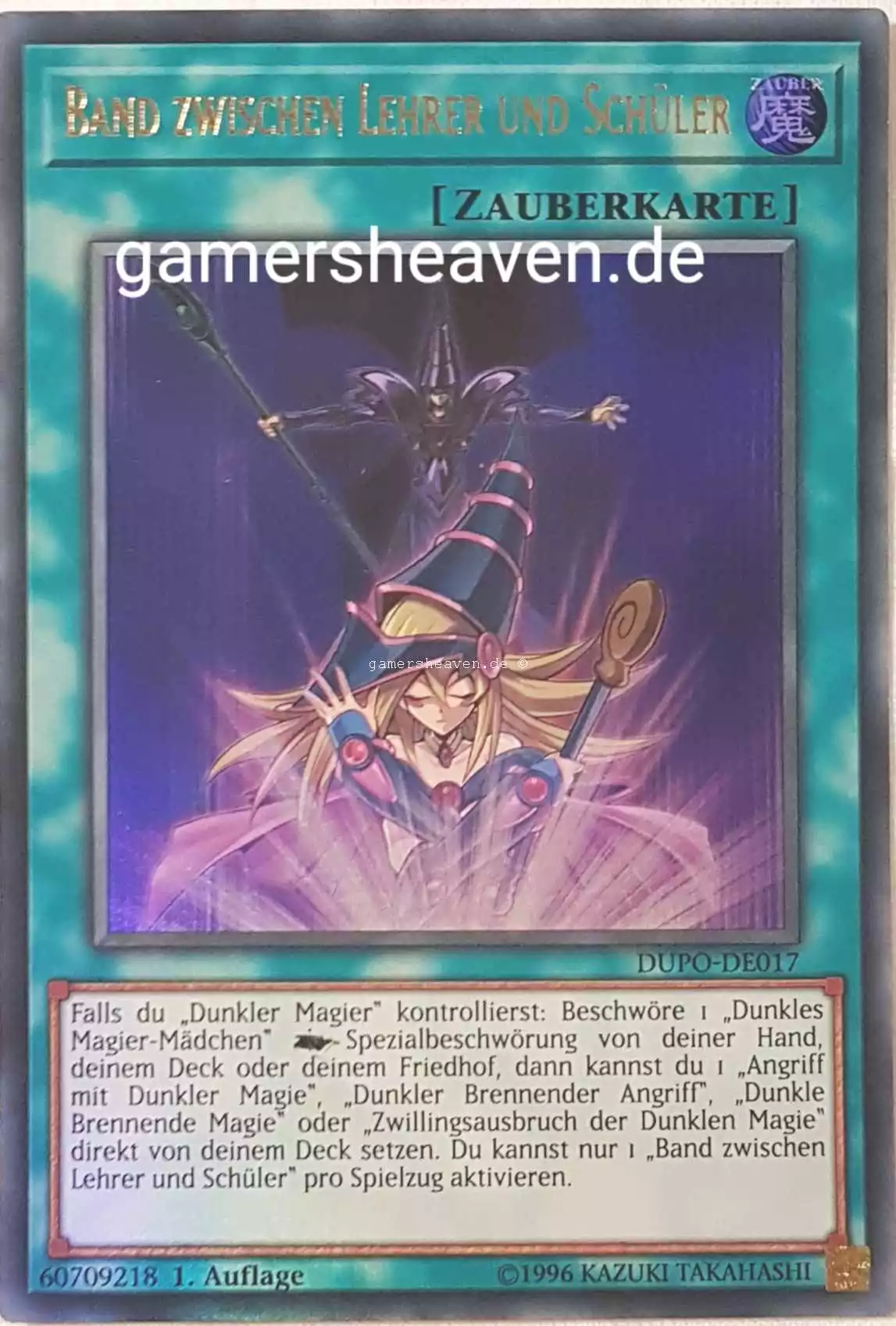 Band zwischen Lehrer und Schüler DUPO-DE017 ist in Ultra Rare aus Duel Power 1.Auflage