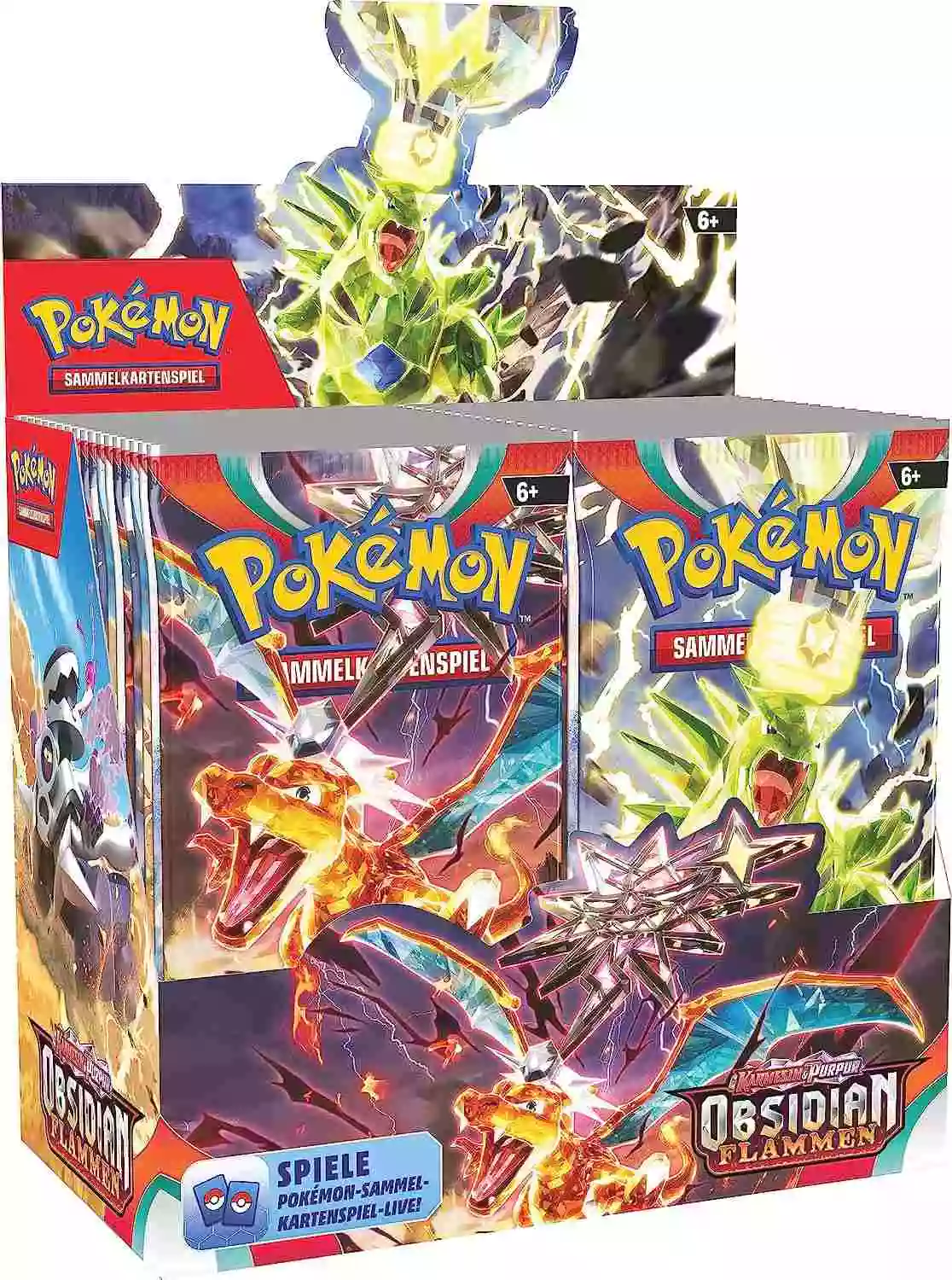 Pokemon Karmesin & Purpur Obsidianflammen Display (36 Booster) - Deutsch