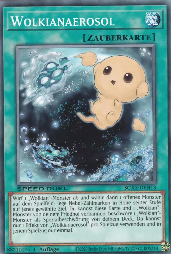 sgx3-deh13-wolkianaerosol-common-speed-duel-gx-duelists-of-shadows Wolkianaerosol SGX3-DEH13 ist in Common Yu-Gi-Oh Karte aus Speed Duel GX: Duelists of Shadows 1.Auflage