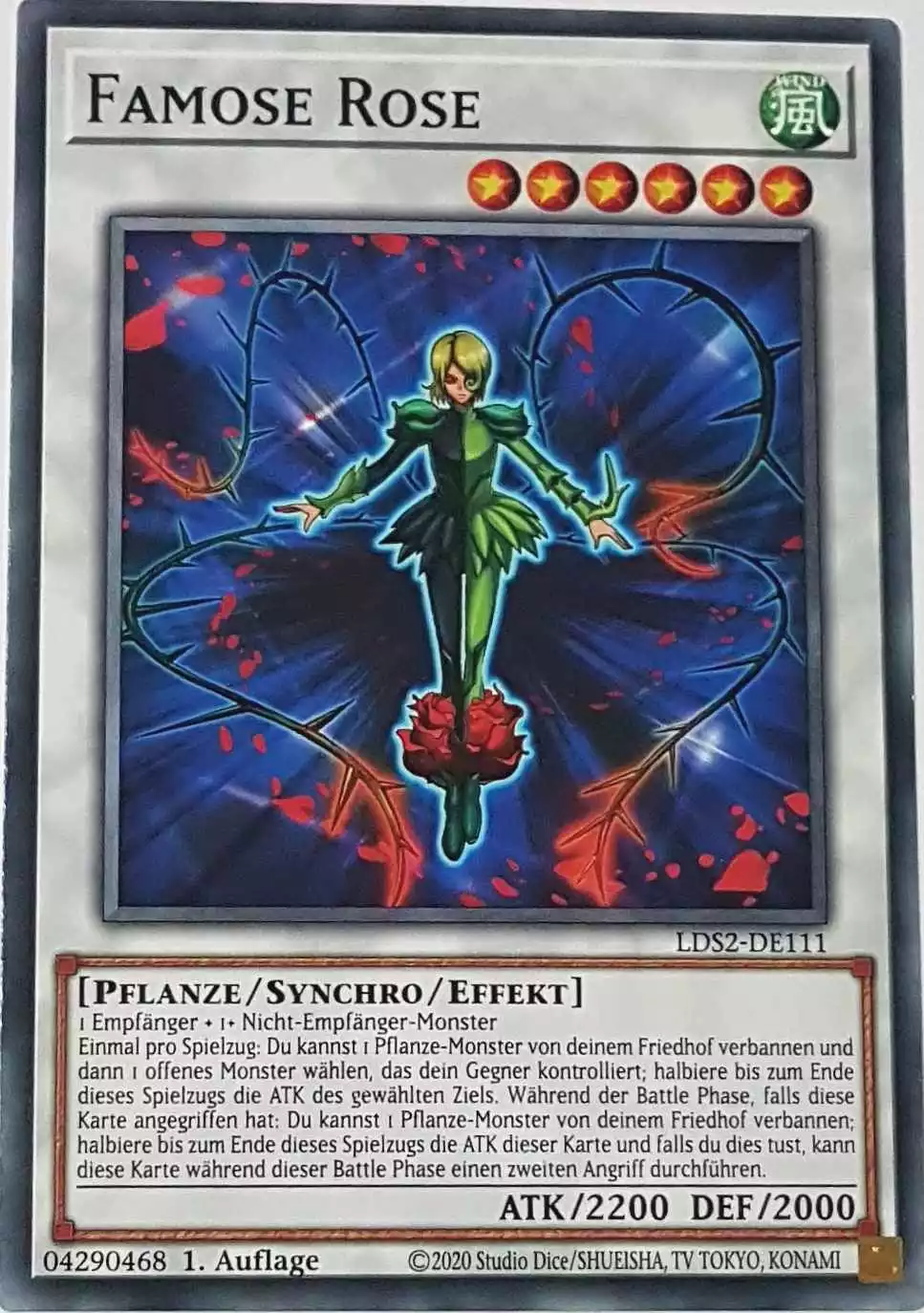 Famose Rose LDS2-DE111 ist in Common Yu-Gi-Oh Karte aus Legendary Duelists: Season 2 1.Auflage