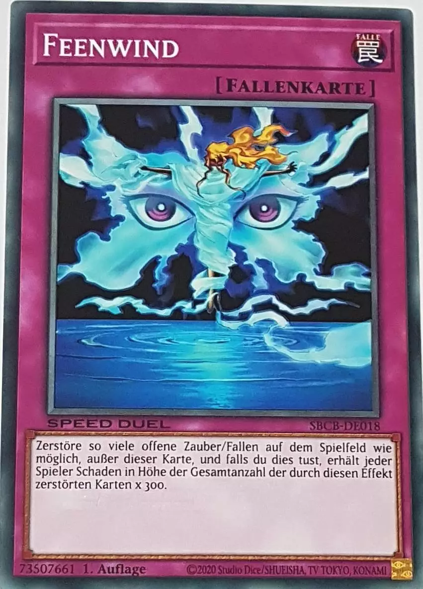 Feenwind SBCB-DE018 ist in Common Yu-Gi-Oh Karte aus Speed Duel Battle City Box 1. Auflage