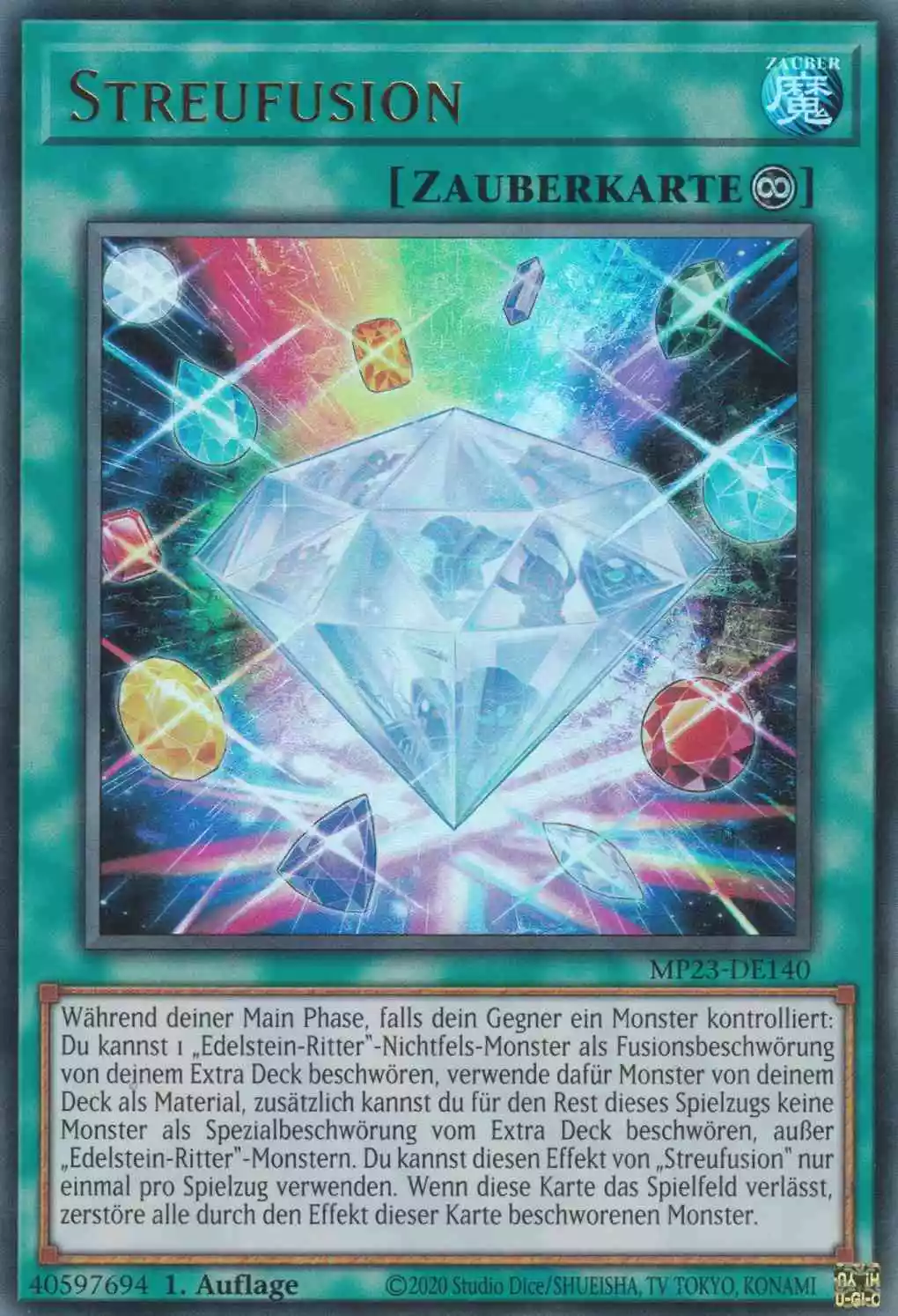 mp23-de140-streufusion-ultra-rare-25th-anniversary-tin-dueling-heroes Streufusion MP23-DE140 ist in Ultra Rare Yu-Gi-Oh Karte aus 25th Anniversary Tin Dueling Heroes 1.Auflage