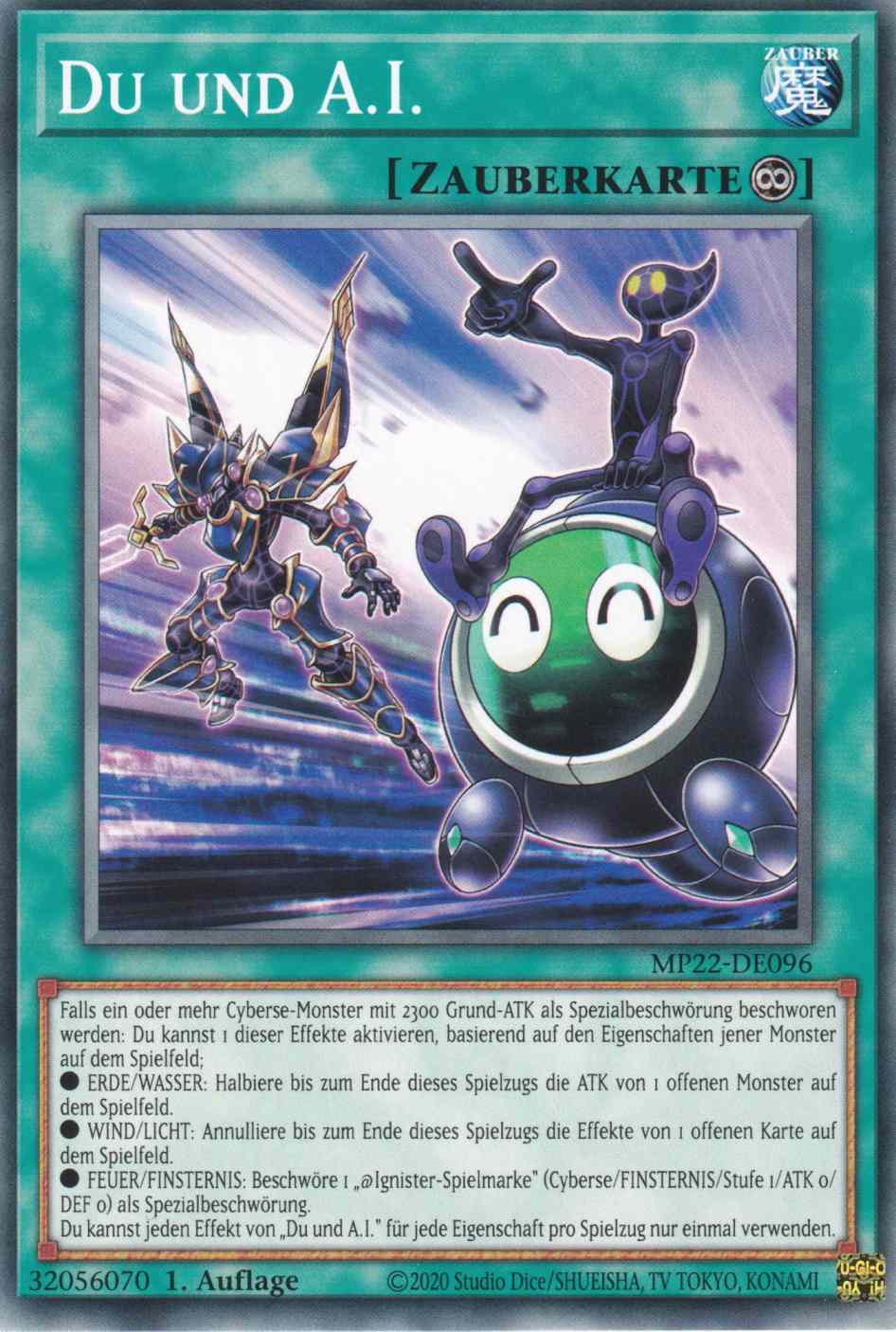 Du und A.I. MP22-DE096 ist in Common Yu-Gi-Oh Karte aus Tin of the Pharaoh’s Gods 1.Auflage