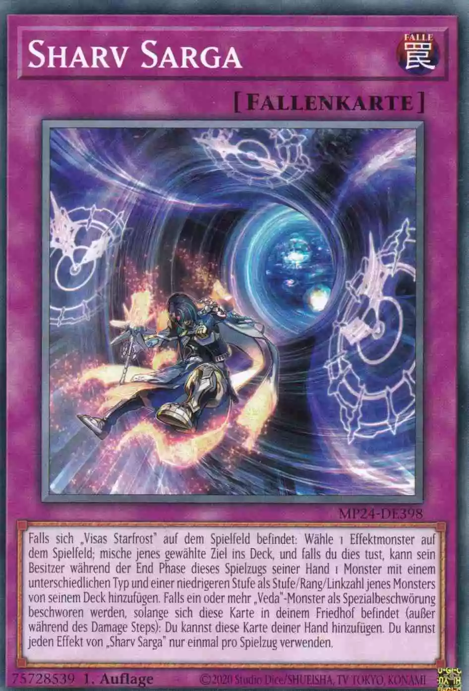 Sharv Sarga MP24-DE398 ist in Common Yu-Gi-Oh Karte aus 25th Anniversary Tin Dueling Mirrors 1.Auflage
