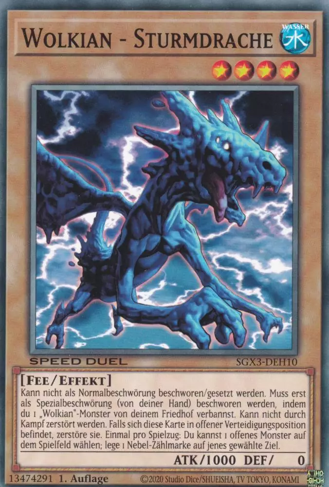 sgx3-deh10-wolkian-sturmdrache-common-speed-duel-gx-duelists-of-shadows Wolkian - Sturmdrache SGX3-DEH10 ist in Common Yu-Gi-Oh Karte aus Speed Duel GX: Duelists of Shadows 1.Auflage