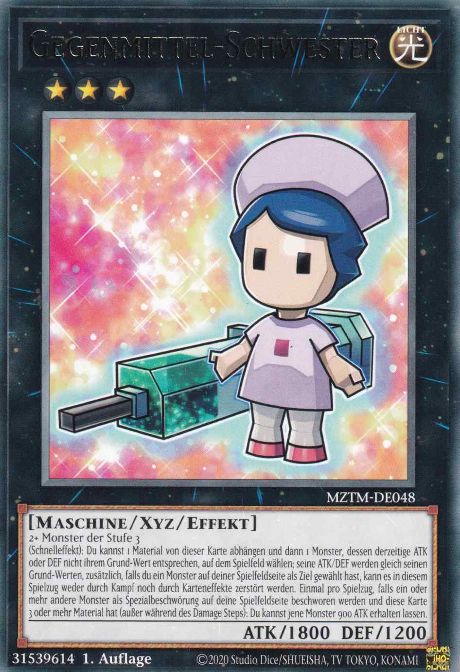 Gegenmittel-Schwester MZTM-DE048 ist in Rare Yu-Gi-Oh Karte aus Maze of the Master 1.Auflage