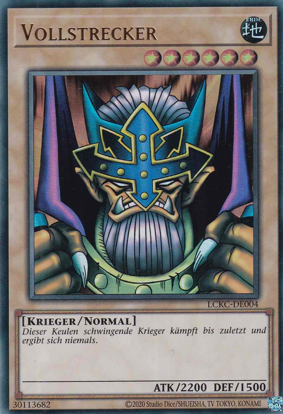 Vollstrecker Ultra Rare LCKC-DE004 Yugioh Karte Vollstrecker LCKC-DE004 ist in Ultra Rare Yu-Gi-Oh Karte aus Legendary Collection Kaiba unlimitiert