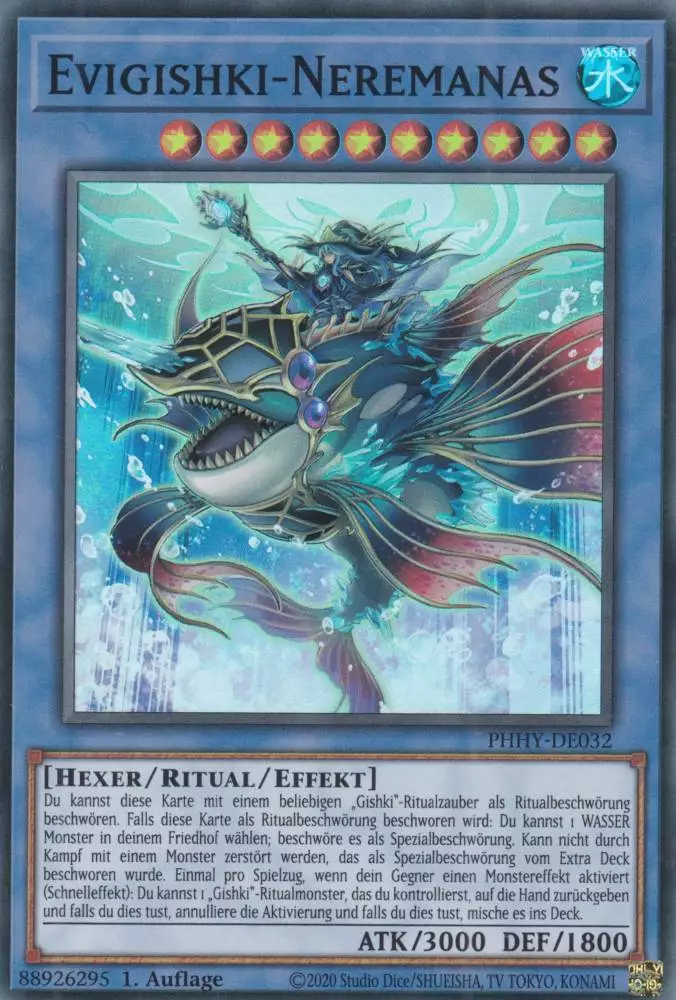 Evigishki-Neremanas PHHY-DE032 ist in Super Rare Yu-Gi-Oh Karte aus Photon Hypernova 1.Auflage