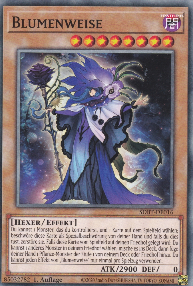 Blumenweise SDBT-DE016 ist in Common Yu-Gi-Oh Karte aus Structure Deck: Beware of Traptrix 1.Auflage