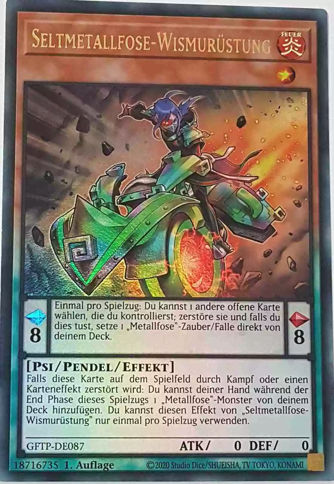 gftp-de087-seltmetallfose-wismuruestung-ultra-rare-ghost-from-the-past Seltmetallfose-Wismurüstung GFTP-DE087 ist in Ultra Rare Yu-Gi-Oh Karte aus Ghost From The Past 1.Auflage