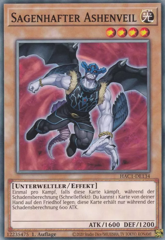 hac1-de134-sagenhafter-ashenveil-common-hidden-arsenal-chapter-1 Sagenhafter Ashenveil HAC1-DE134 ist in Common Yu-Gi-Oh Karte aus Hidden Arsenal Chapter 1 1.Auflage