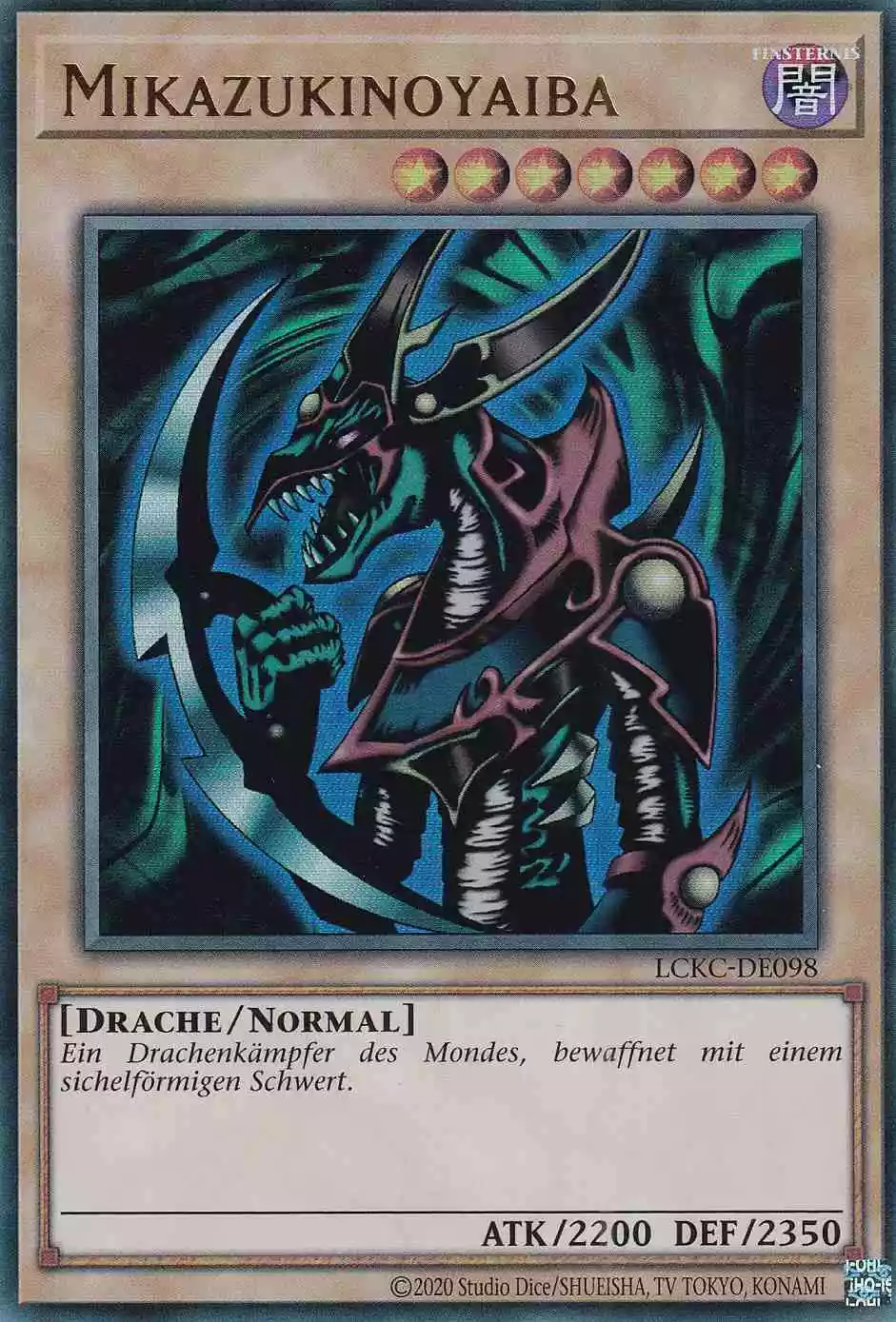 Mikazukinoyaiba LCKC-DE098 ist in Ultra Rare Yu-Gi-Oh Karte aus Legendary Collection Kaiba unlimitiert