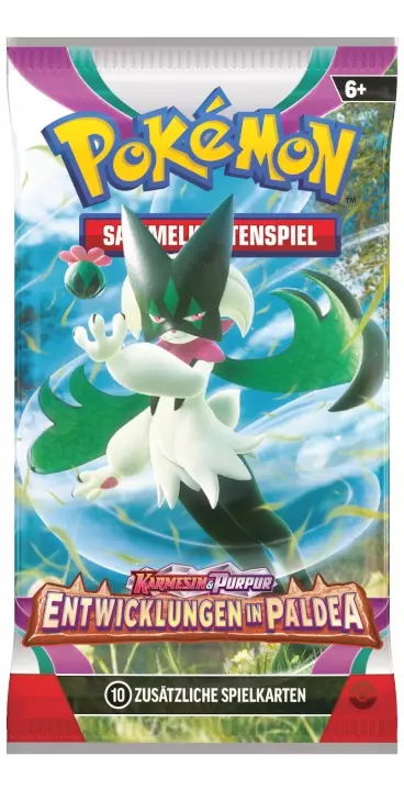 Pokemon Karmesin & Purpur Entwicklungen in Paldea Booster Display (36 Booster) - Deutsch