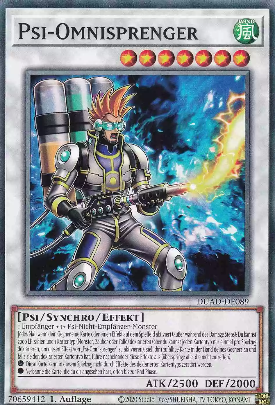 Psi-Omnisprenger DUAD-DE089 ist in Common Yu-Gi-Oh Karte aus Duelist’s Advance 1.Auflage