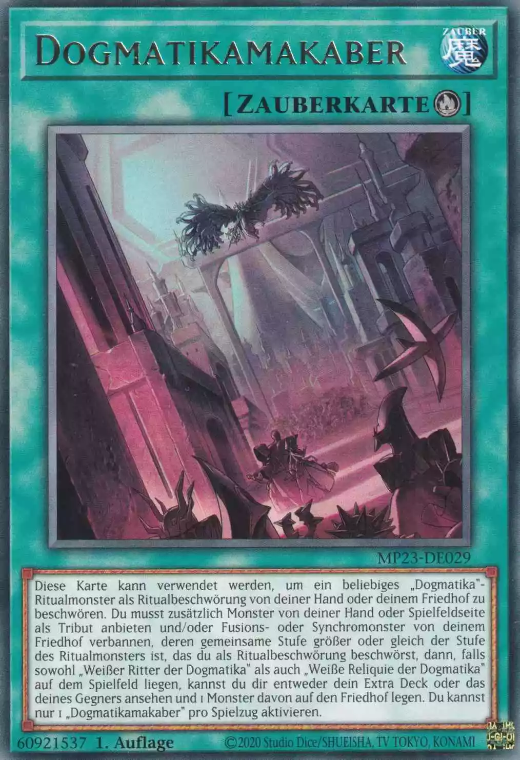 mp23-de029-dogmatikamakaber-rare-25th-anniversary-tin-dueling-heroes Dogmatikamakaber MP23-DE029 ist in Rare Yu-Gi-Oh Karte aus 25th Anniversary Tin Dueling Heroes 1.Auflage