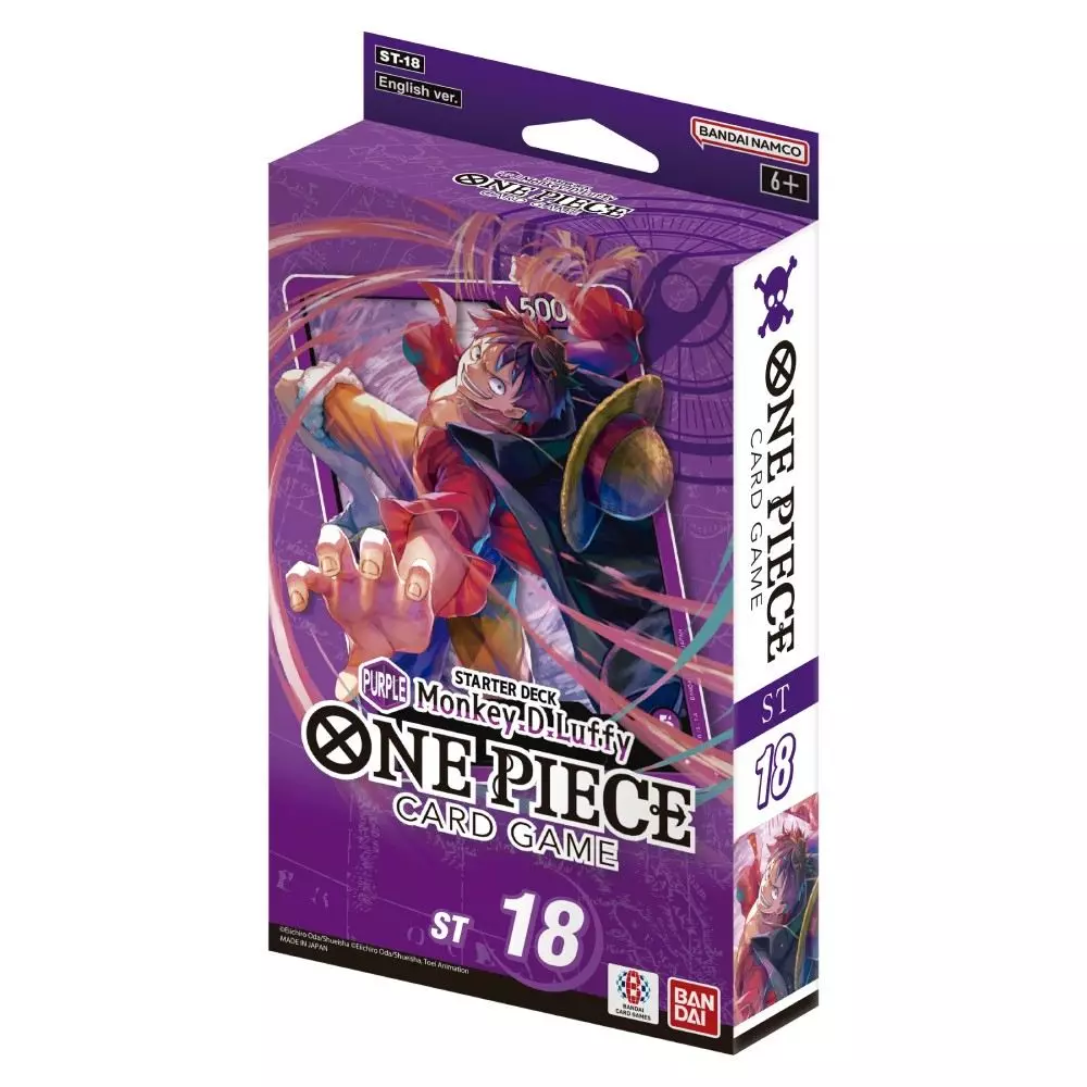 One Piece Card Game - Monkey D. Luffy Purple - Starter Deck ST18 - Englisch