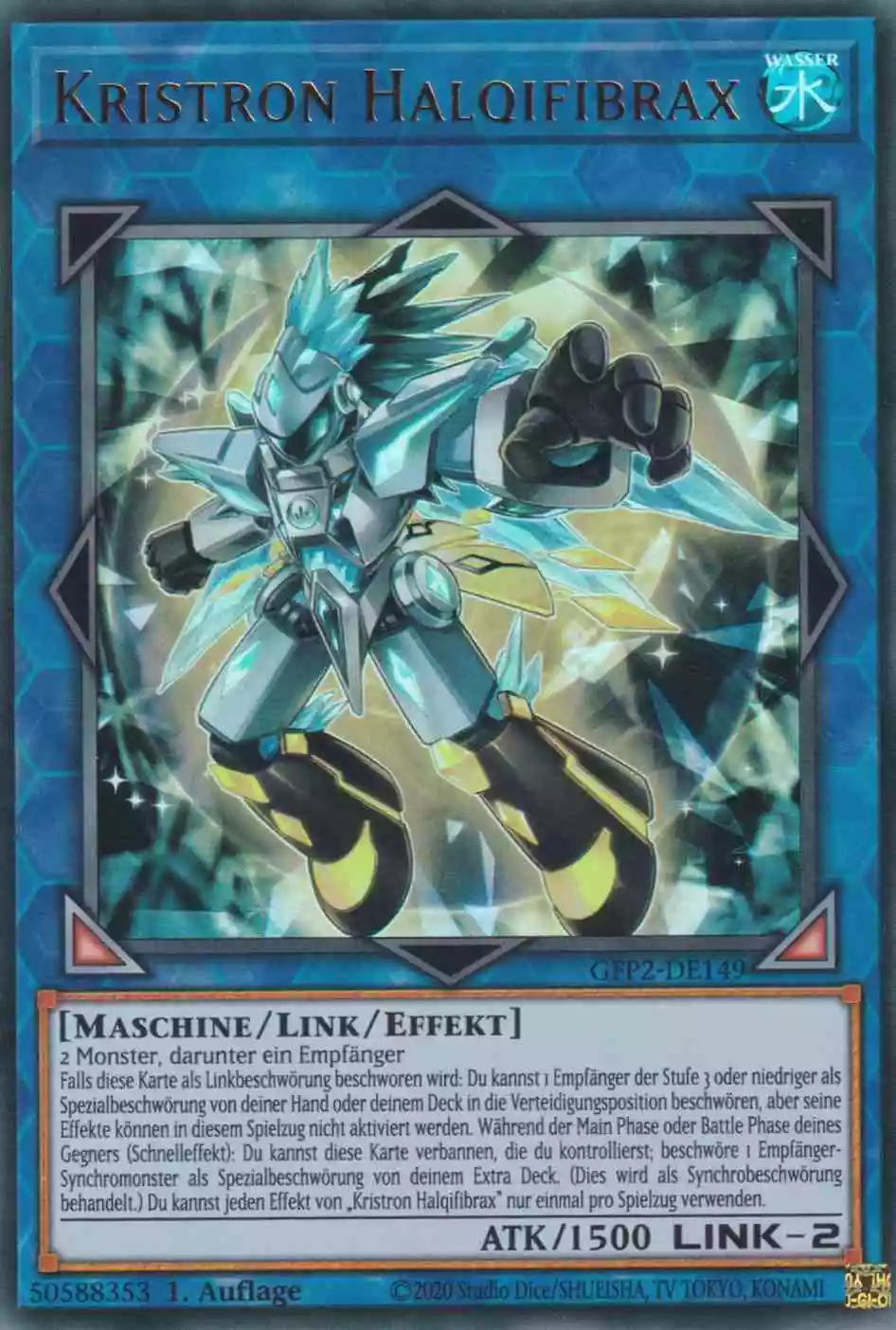 gfp2-de149-kristron-halqifibrax-ultra-rare-ghosts-from-the-past-the-2nd-haunting Kristron Halqifibrax GFP2-DE149 ist in Ultra Rare Yu-Gi-Oh Karte aus Ghosts from the Past The 2nd Haunting 1.Auflage