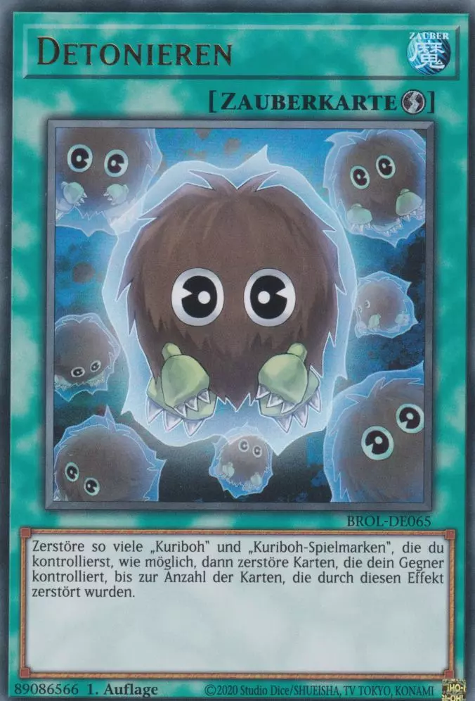 Detonieren BROL-DE065 ist in Ultra Rare Yu-Gi-Oh Karte aus Brothers of Legend 1.Auflage