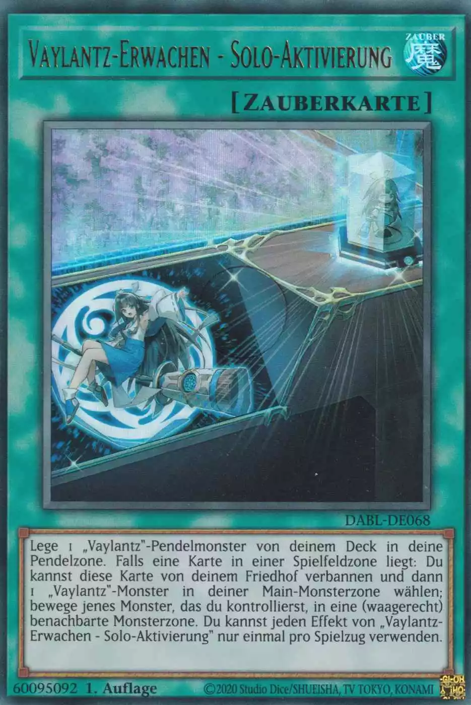 dabl-de068-vaylantz-erwachen-solo-aktivierung-ultra-rare-darkwing-blast Vaylantz-Erwachen - Solo-Aktivierung DABL-DE068 ist in Ultra Rare Yu-Gi-Oh Karte aus Darkwing Blast 1.Auflage