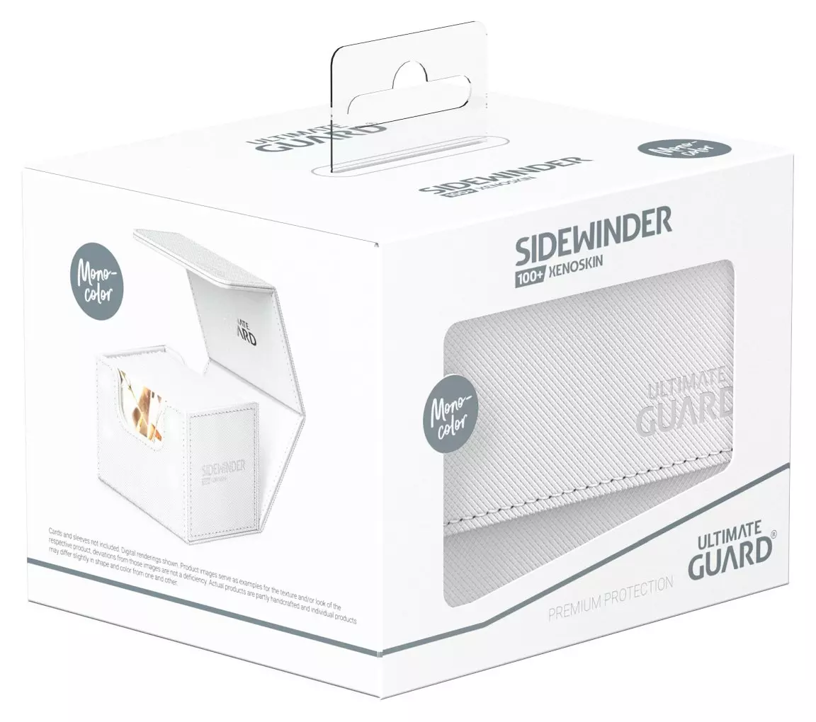 Ultimate Guard Sidewinder 100+ XenoSkin Monocolor Weiß