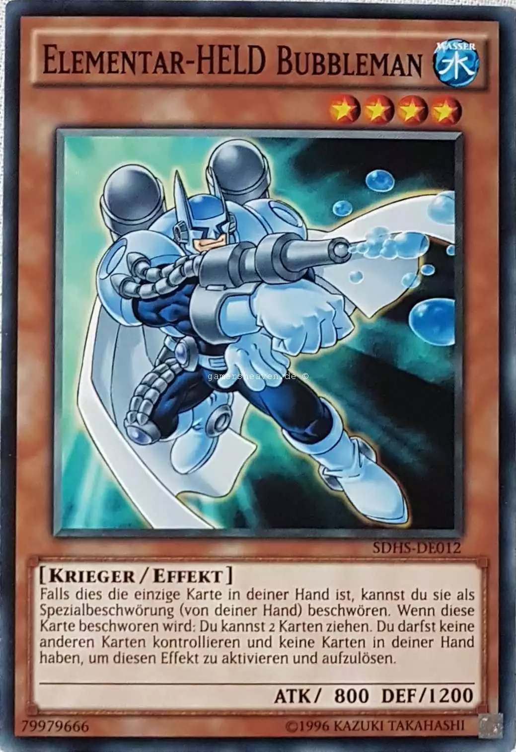 Elementar-HELD Bubbleman SDHS-DE012 ist in Common aus HERO's Strike 2.Auflage