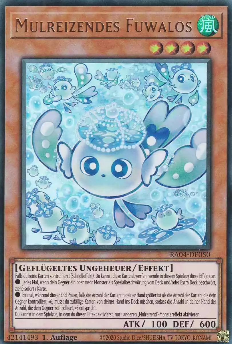 Mulreizendes Fuwalos RA04-DE050 ist in Ultra Rare Yu-Gi-Oh Karte aus Quarter Century Stampede 1.Auflage