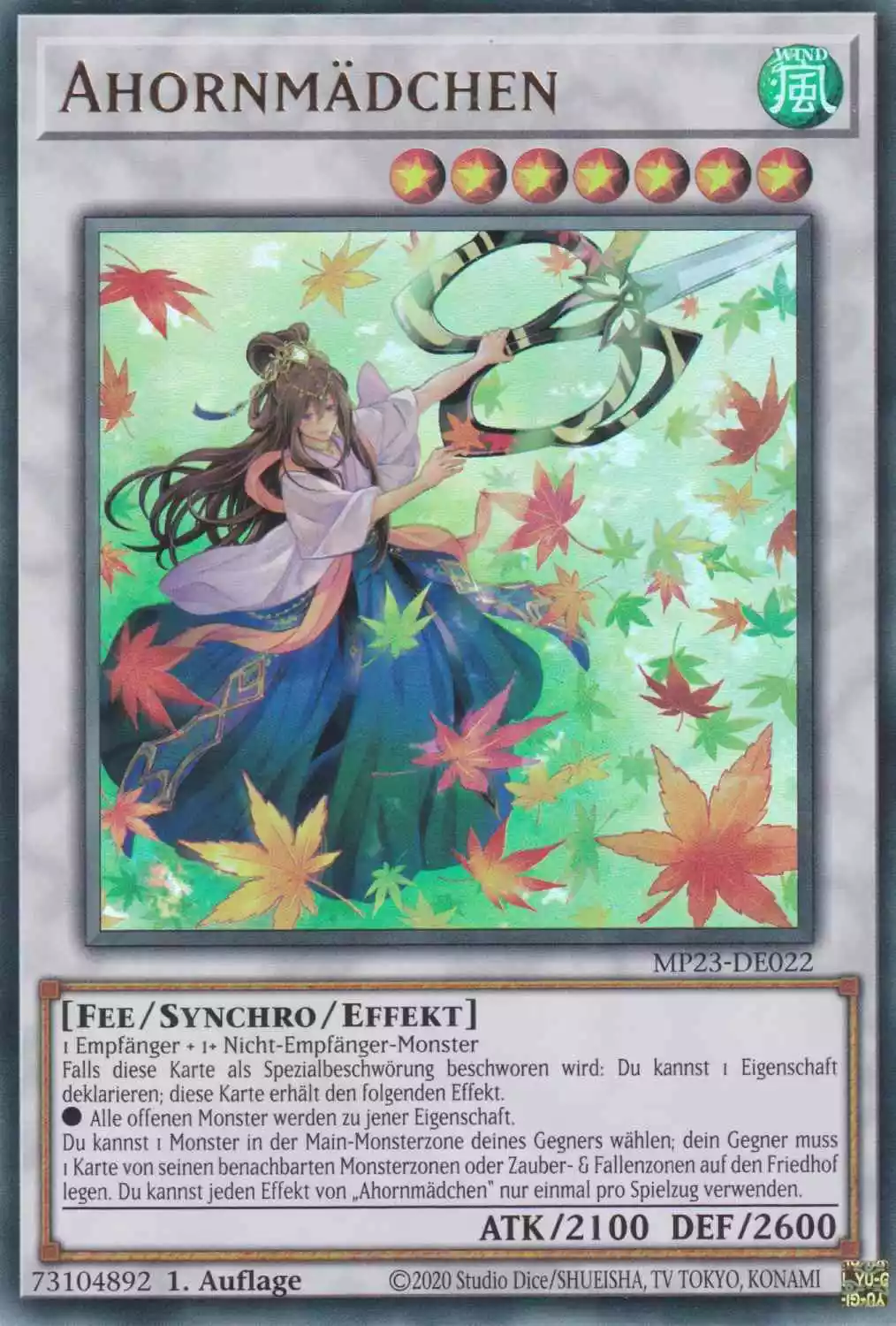 mp23-de022-ahornmaedchen-ultra-rare-25th-anniversary-tin-dueling-heroes Ahornmädchen MP23-DE022 ist in Ultra Rare Yu-Gi-Oh Karte aus 25th Anniversary Tin Dueling Heroes 1.Auflage